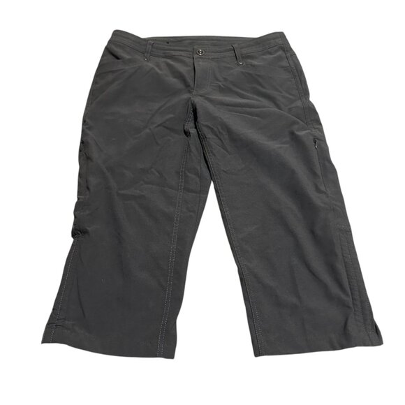 Kuhl Dark Grey Bermuda Shorts Adjustable Length Pull Tab Outdoor Hiking Size 6 - Picture 7 of 12